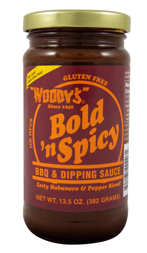 3 Pack - Woody's Bold 'n Spicy BBQ & Dipping Sauce 13oz